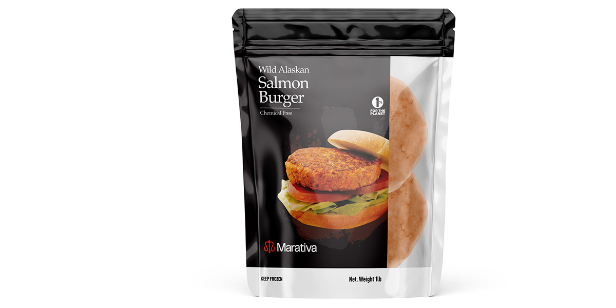 Salmon Alaskan Burger