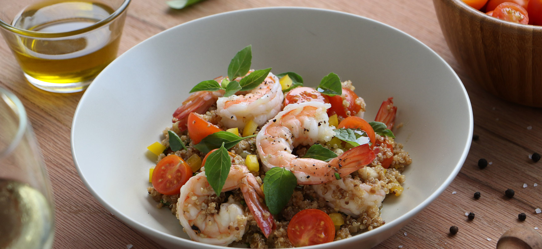 SHRIMP AND QUINOA SALAD