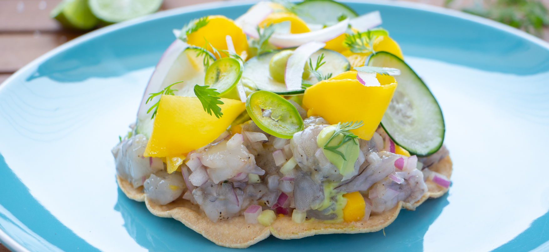 SHRIMP CEVICHE WITH MANGO