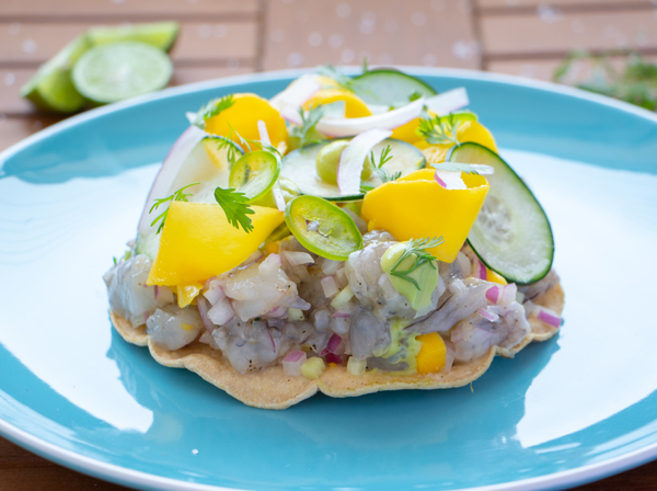 SHRIMP CEVICHE WITH MANGO